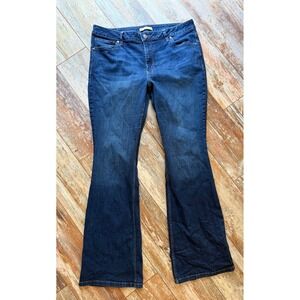 Shyanne Aria Mid Rise Bootcut Jeans Dark Wash Western Denim 34W x 34L